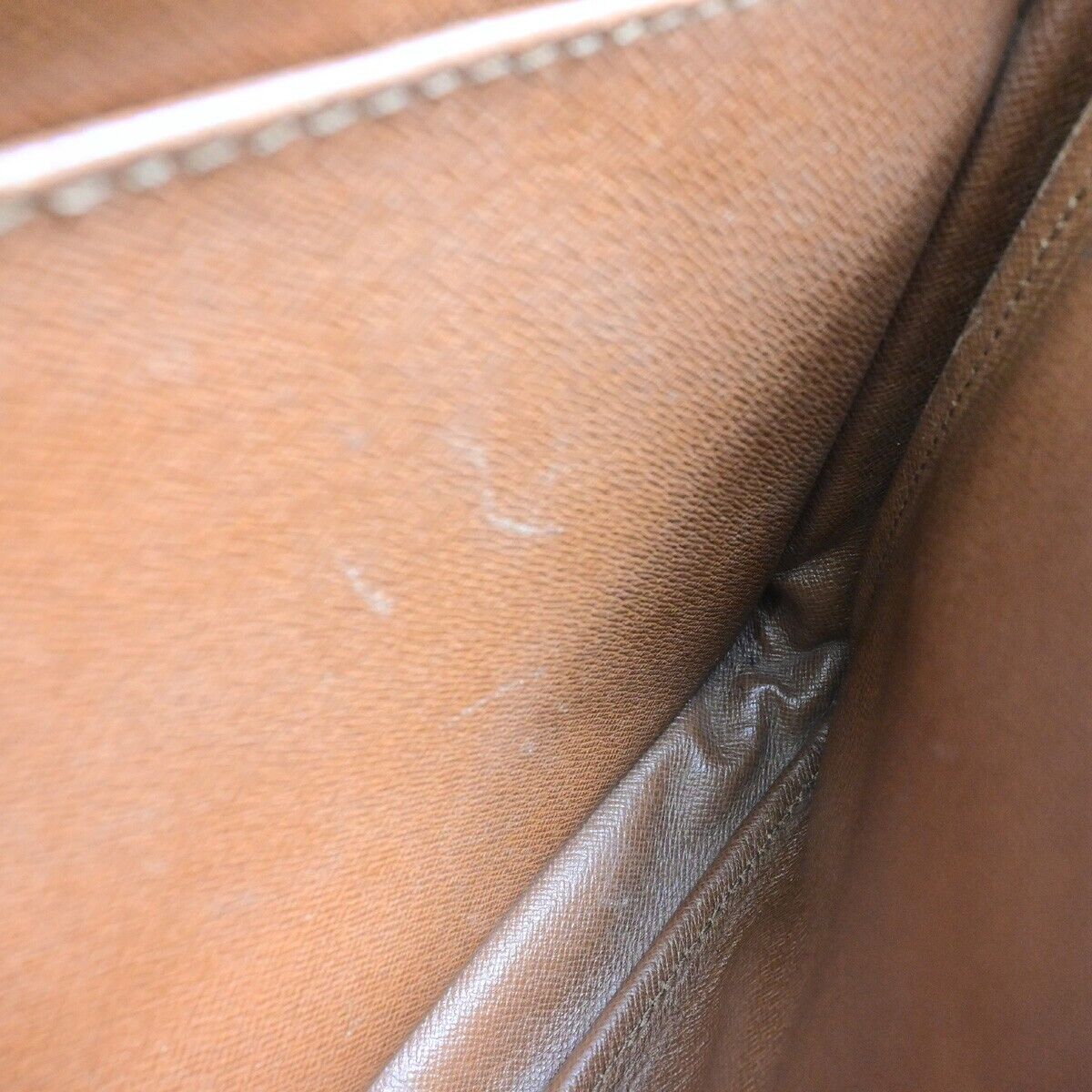 LOUIS VUITTON Cartouchiere GM Shoulder Bag Monogram Leather Brown M51252 65EB522