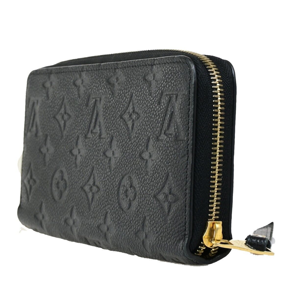 LOUIS VUITTON LV Zippy Long Wallet Monogram Empreinte Balck M93435 79FB264