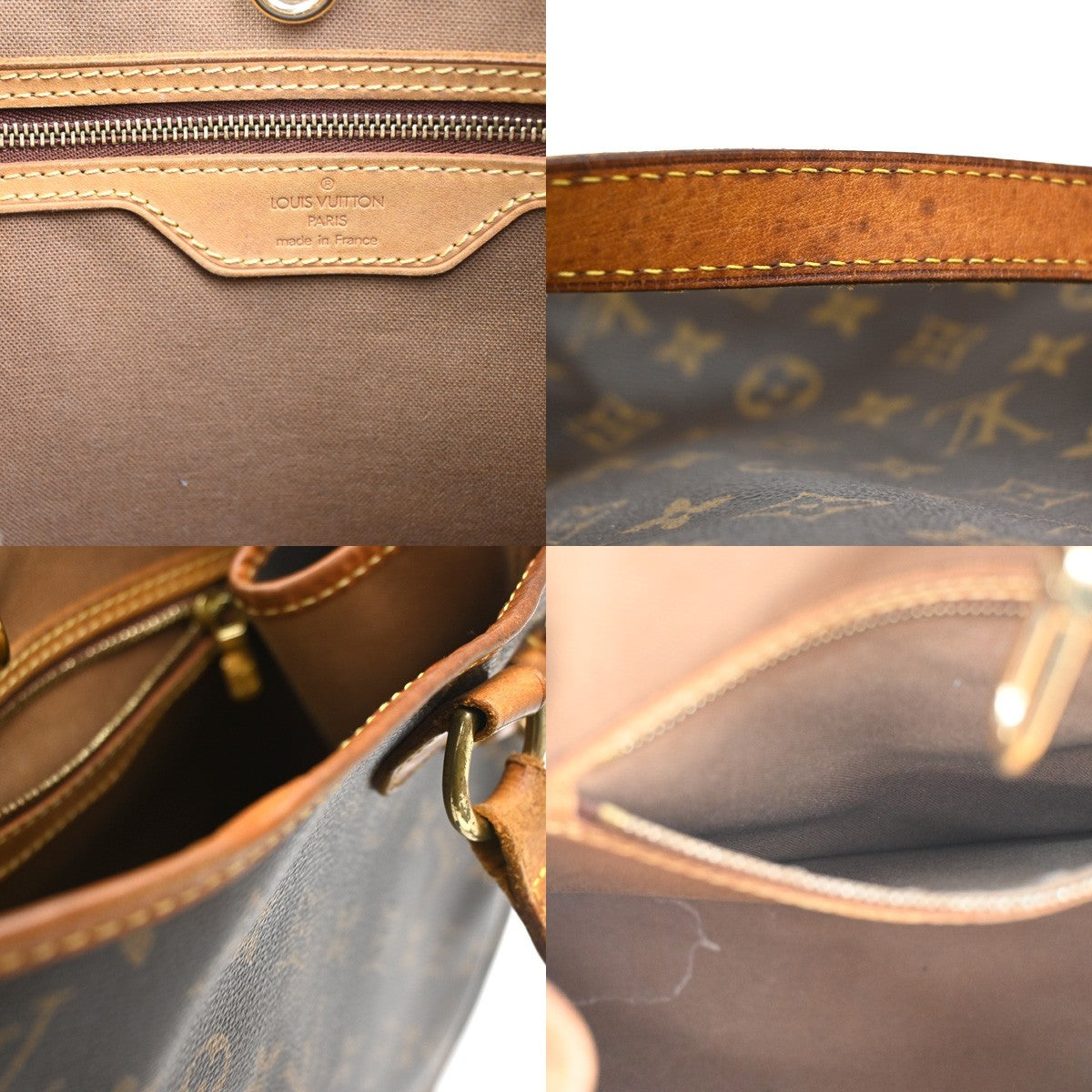 LOUIS VUITTON Batignolles Vertical Shoulder Bag Monogram Brown M51153 35CA545