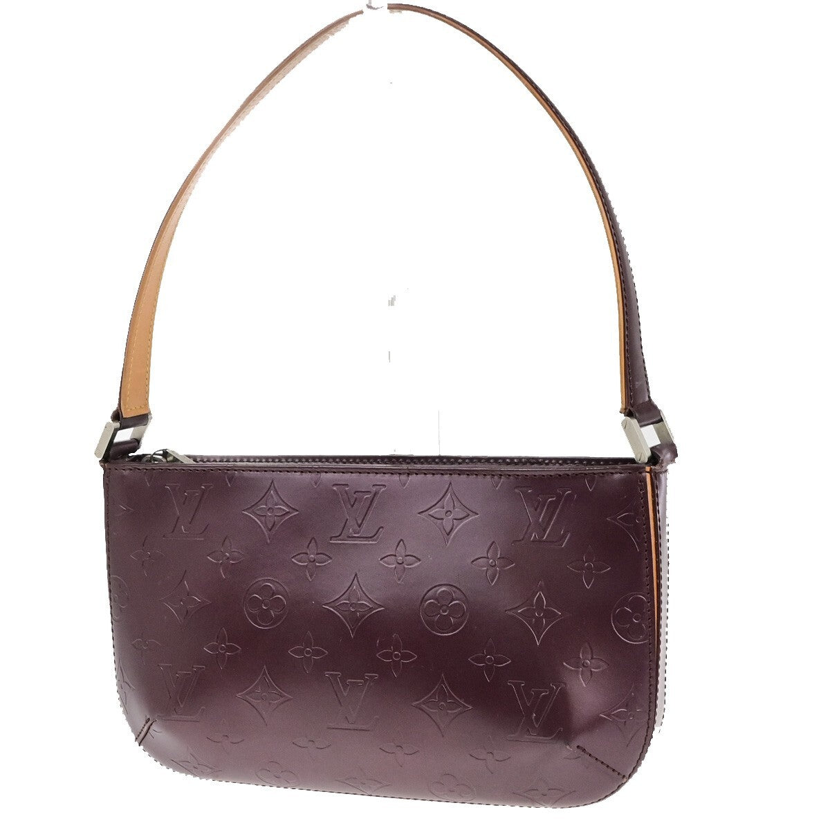 LOUIS VUITTON Fowler Shoulder Bag Monogram Mat Leather Purple M55146 81KB612