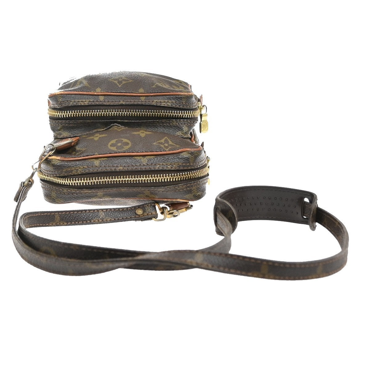 LOUIS VUITTON Mini Amazon Shoulder Bag Monogram Leather Brown M45238 61CA980