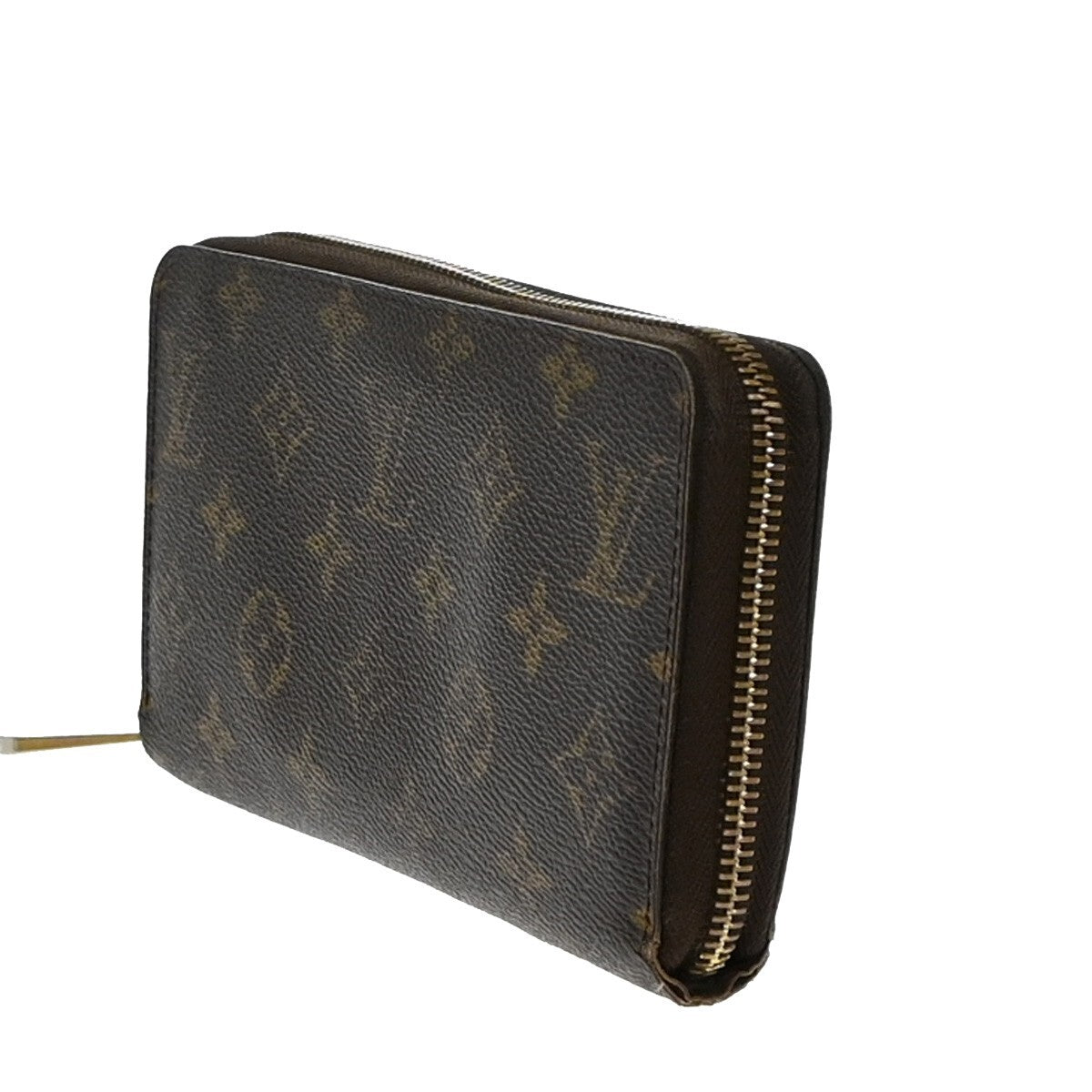 LOUIS VUITTON Zippy Wallet Long Bifold Monogram Leather Brown M60017 67EE177