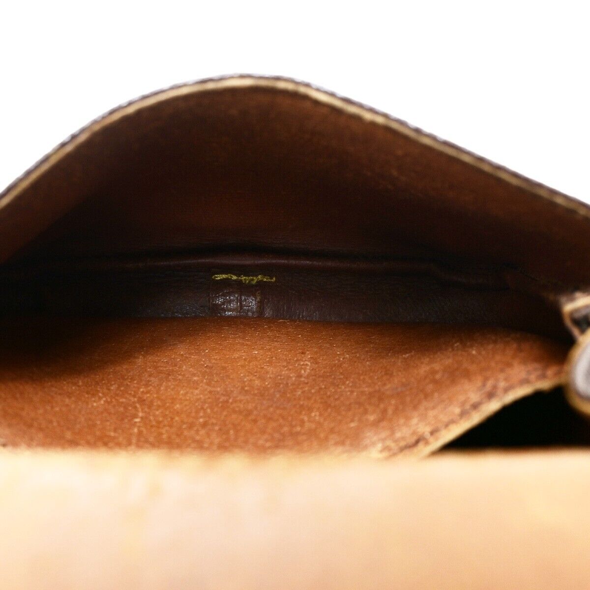 LOUIS VUITTON Cartouchiere MM Shoulder Bag Monogram Leather Brown M51253 67HC029
