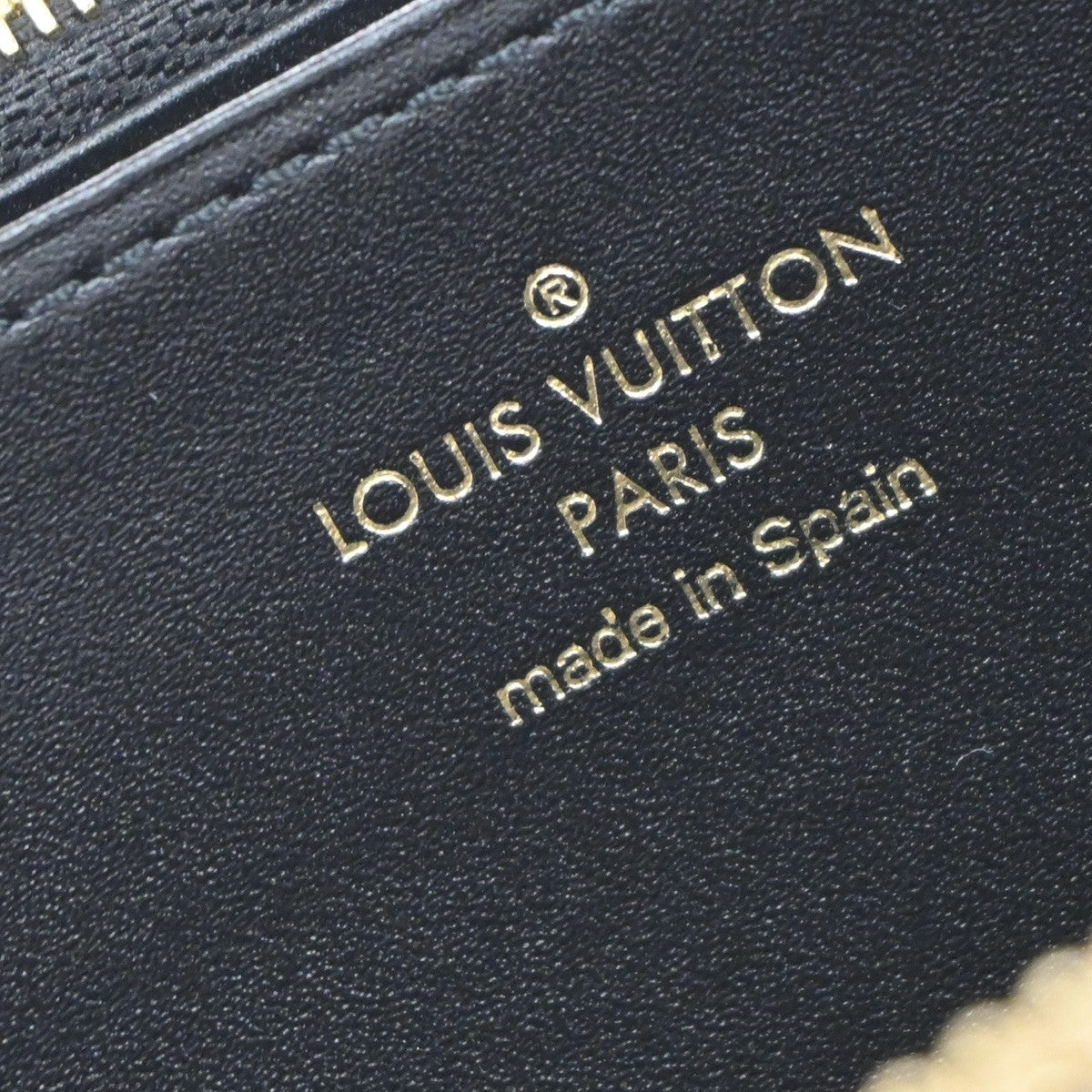 LOUIS VUITTON Zippy Wallet Monogram Giant Reverse Leather Brown M69353 93RF818