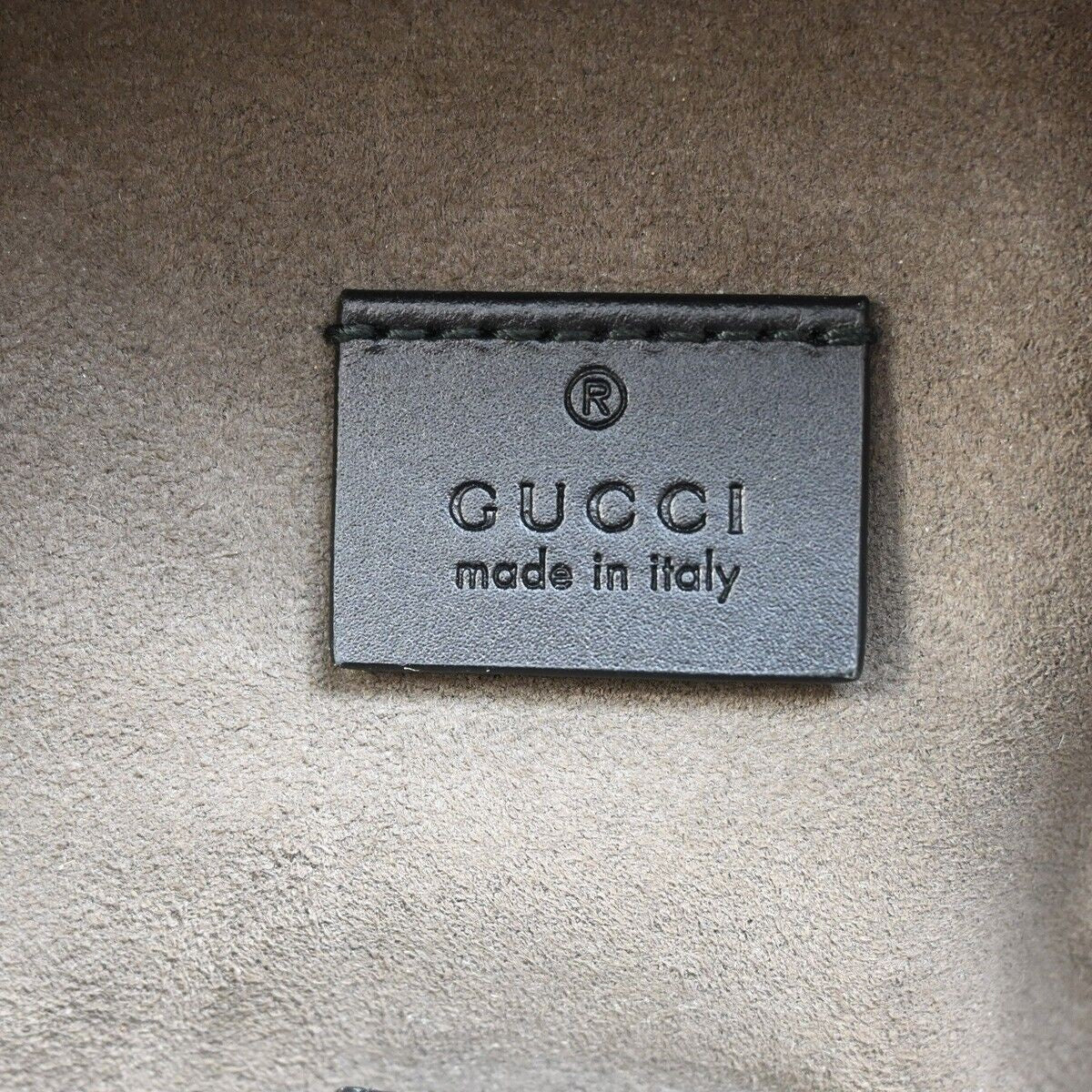 GUCCI GG Supreme Backpack Canvas Leather  Black Brown Ebony Italy 631RF133