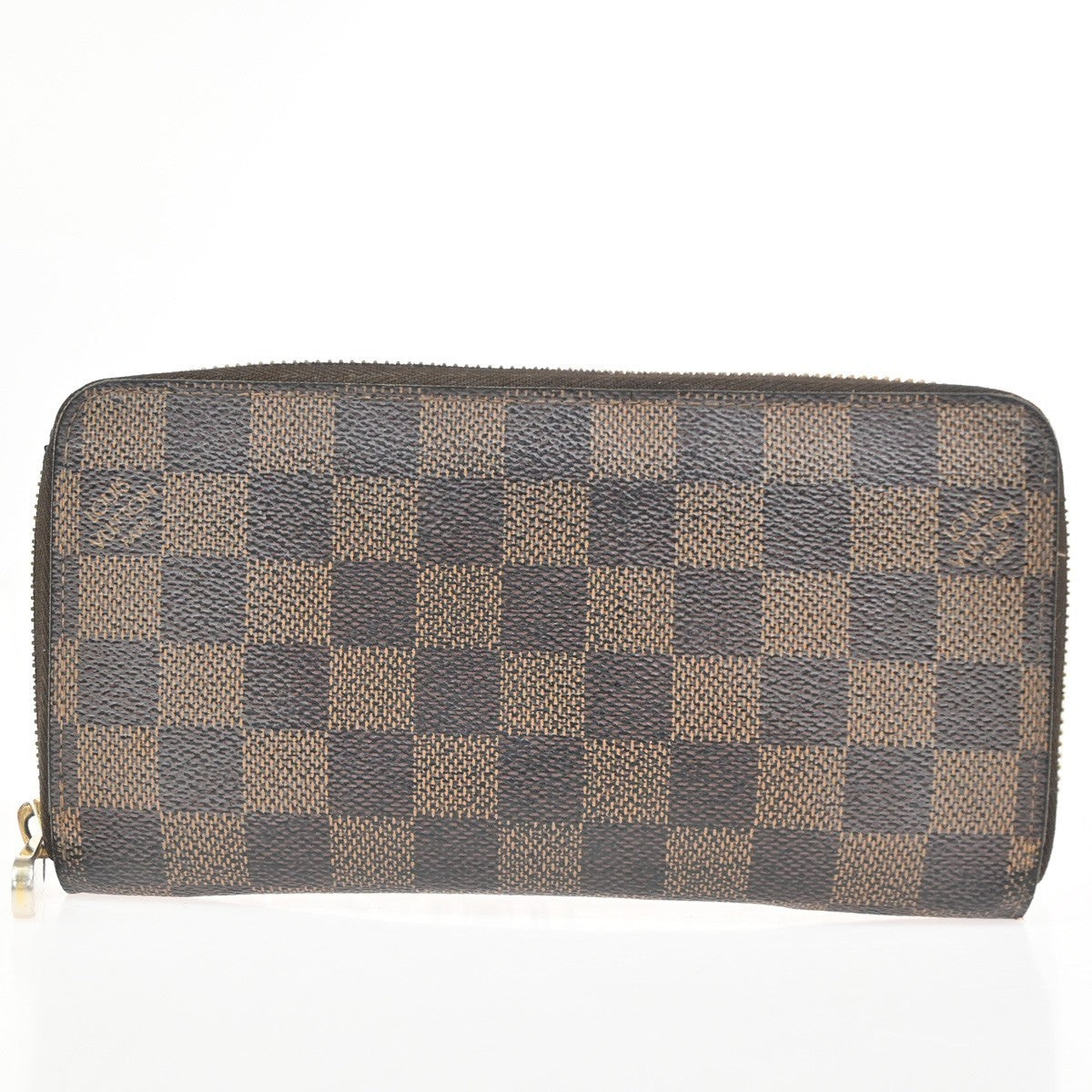 LOUIS VUITTON Zippy Wallet Zip Around Wallet Damier Ebene Brown N60015 09KC304