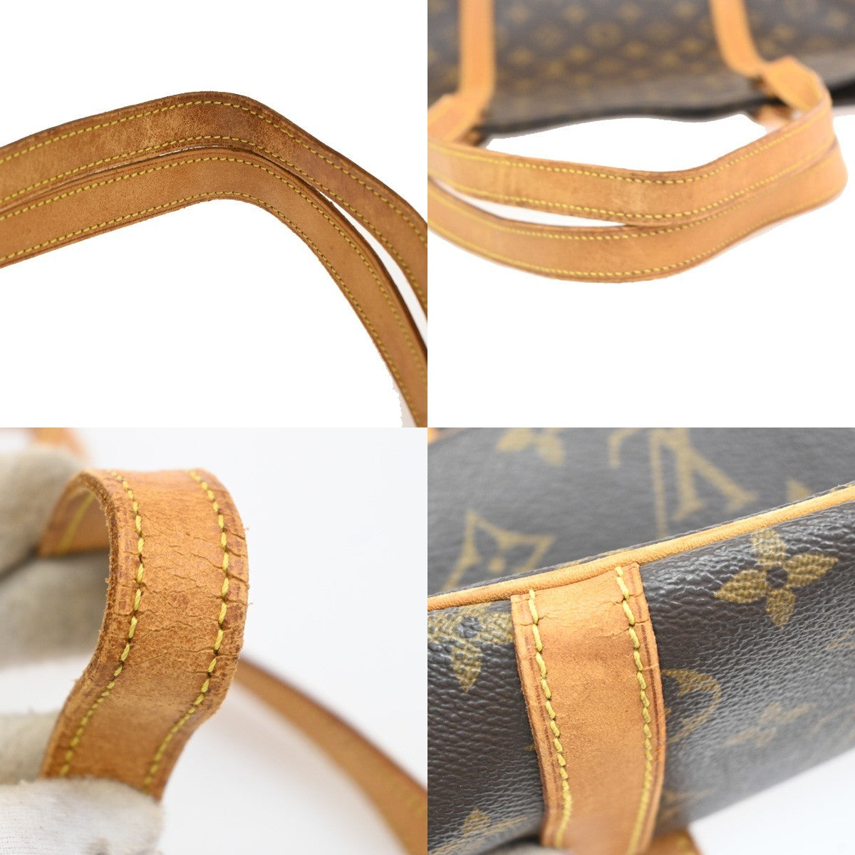 LOUIS VUITTON Sac Shopping Shoulder Tote Bag Monogram Leather BN M51108 73MA668
