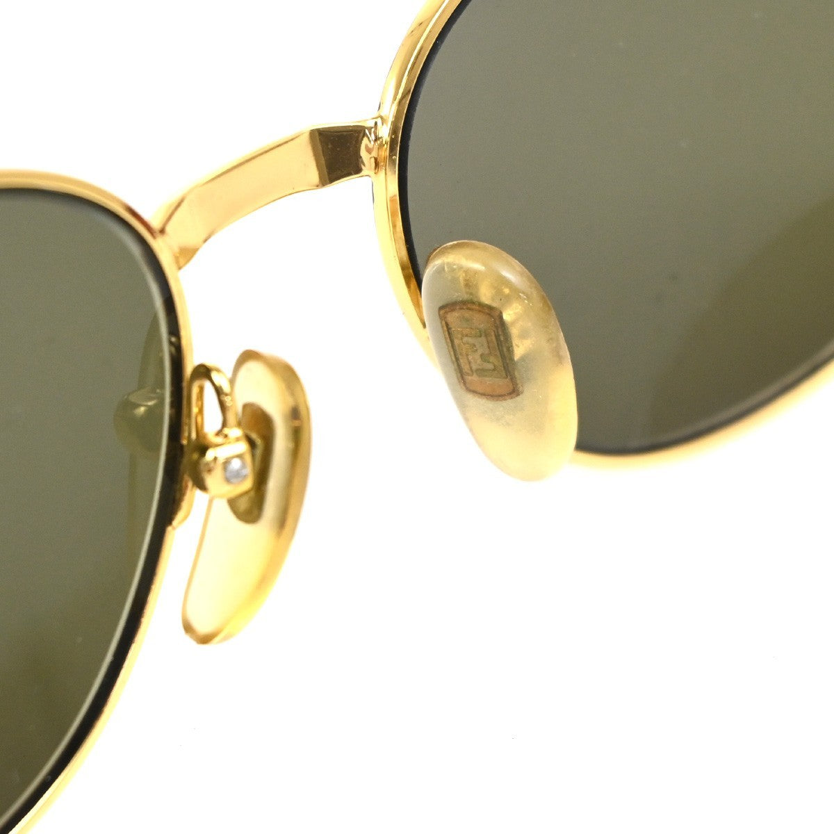 FENDI FF Logos Sunglasses Eye Wear Plastic Metal Brown Italy 7017 07CA893