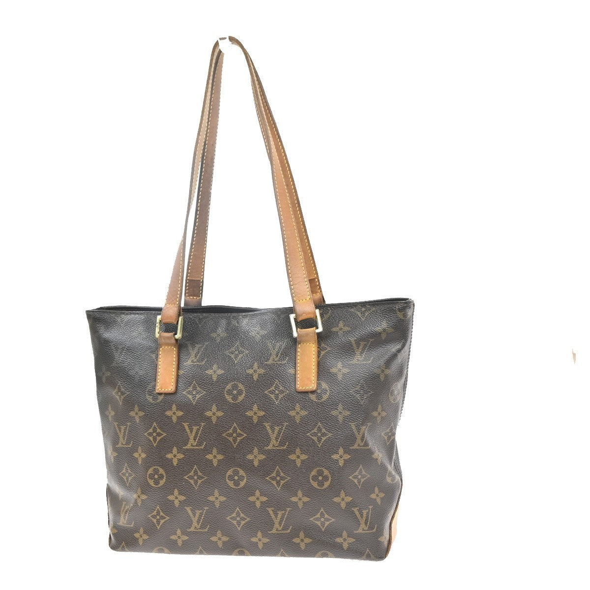 LOUIS VUITTON Cabas Piano Shoulder Bag Monogram Leather Brown M51148 35MA378