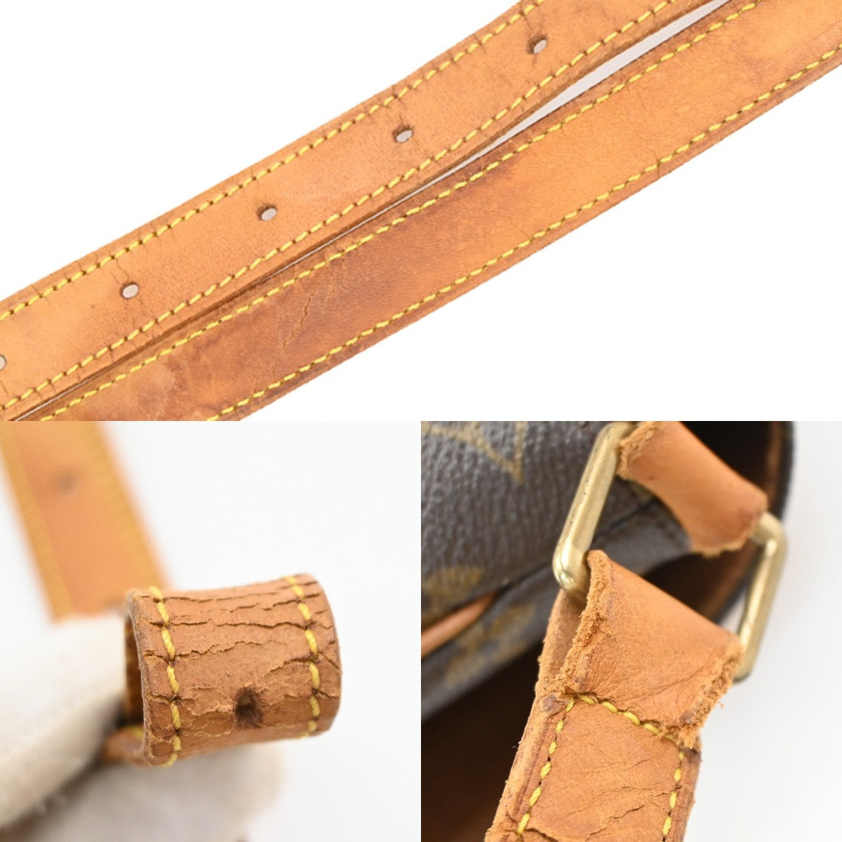 LOUIS VUITTON Musette Shoulder Bag Monogram Leather Brown France M51256 30PA120