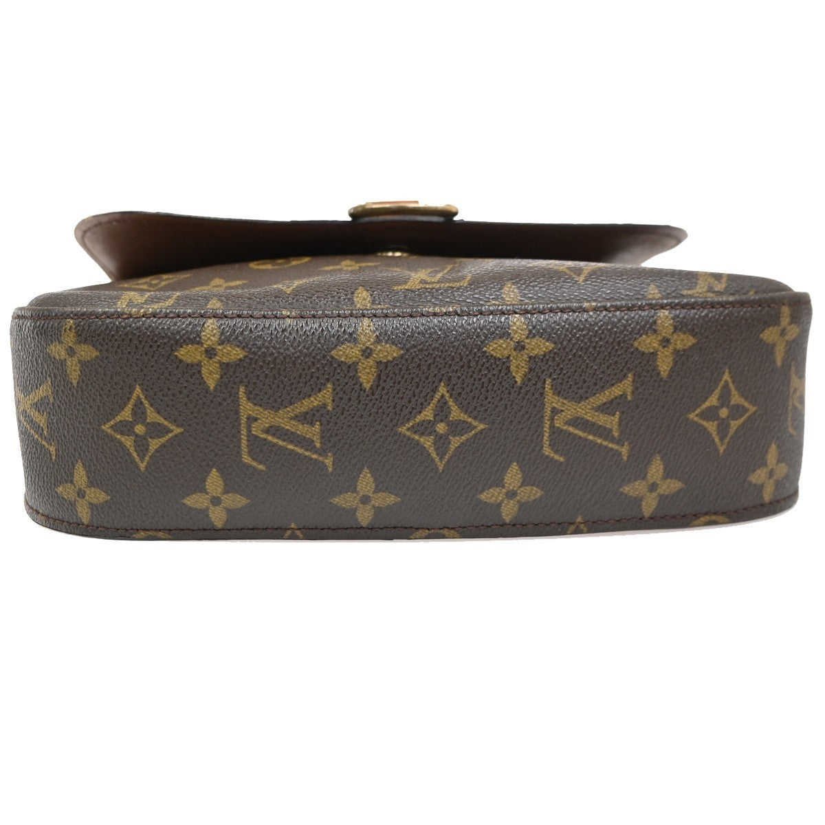LOUIS VUITTON Saint Cloud GM Shoulder Bag Monogram Leather Brown M51242 34CA715