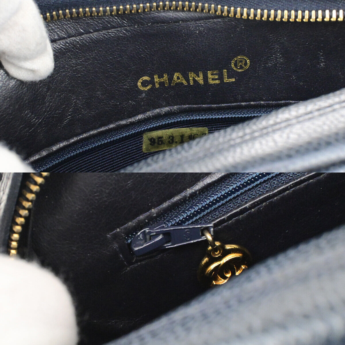 CHANEL CC Matelasse Chain Shoulder Bag Grained Calfskin Leather BE GHW 652RK769