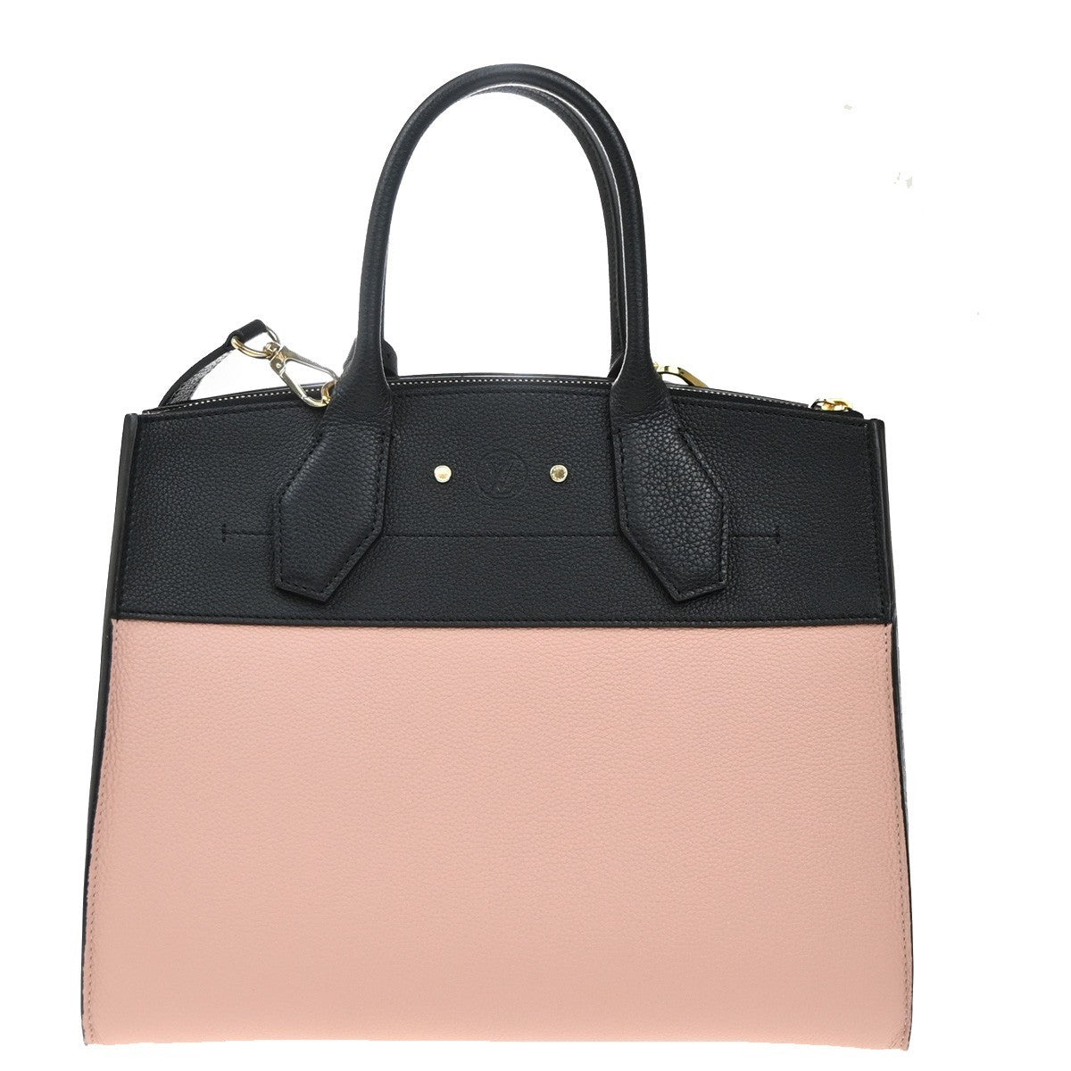 LOUIS VUITTON City Steamer MM 2Way Hand Bag Taurillon Leather PK M53019 660RP098