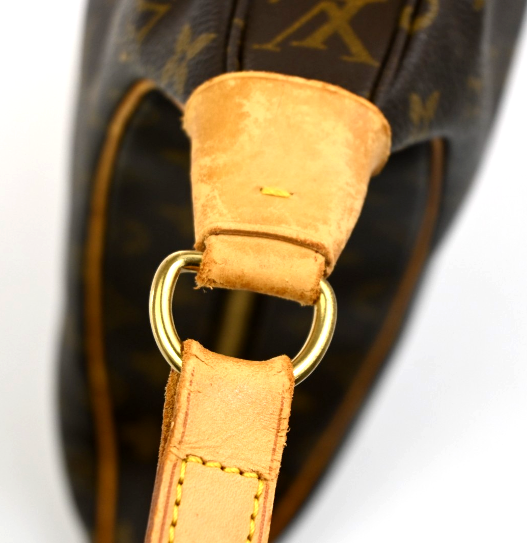 LOUIS VUITTON Boulogne 30 Shoulder Bag Monogram Leather Brown M51265 12PA117