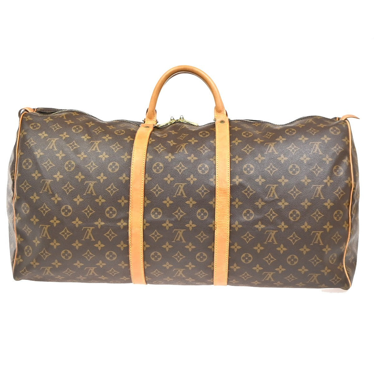 LOUIS VUITTON Keepall 60 Travel Hand Bag Monogram Leather Brown M41422 72YH893