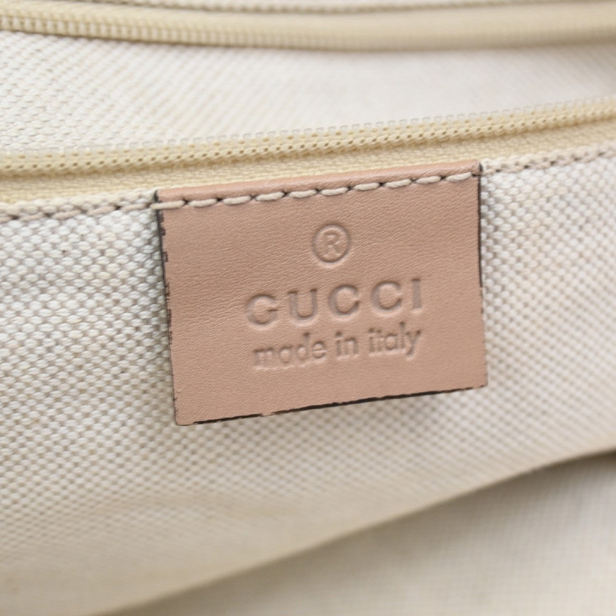GUCCI Diamante Sukey Shoulder Bag Charm Canvas Leather Brown Pink 74DA099