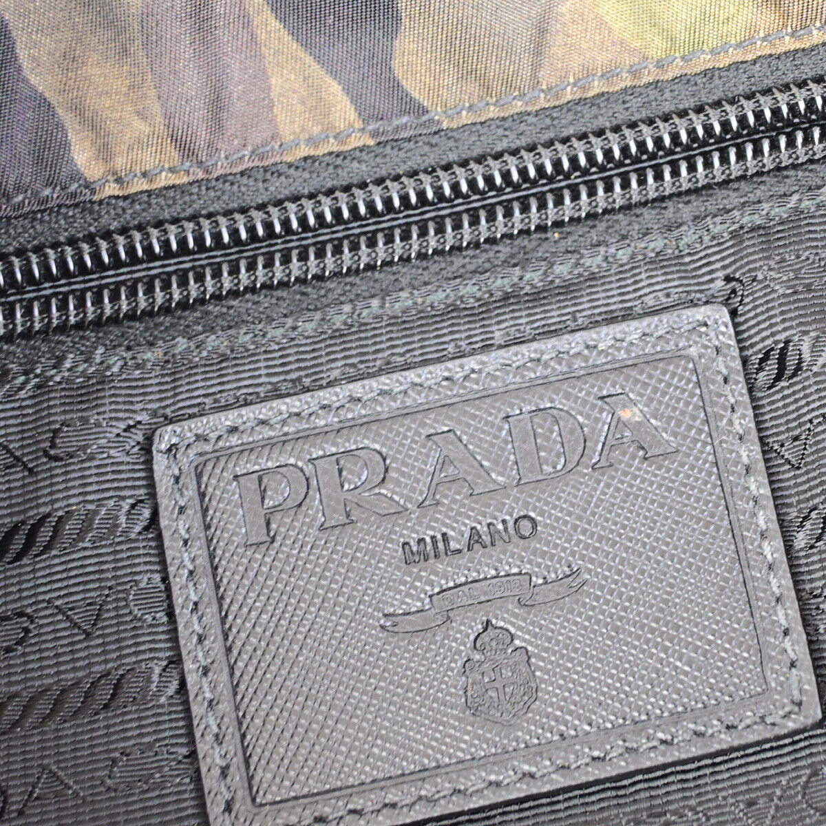 PRADA Tessuto Crossbody Camouflage Shoulder Bag Nylon Leather GN SHW 77YG559