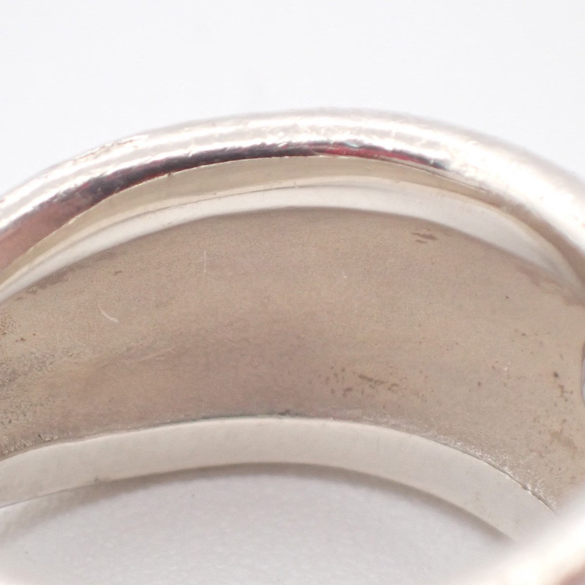 Tiffany & Co. Logo Leaf Ring JP 16 US 8 Silver 925 01KC376