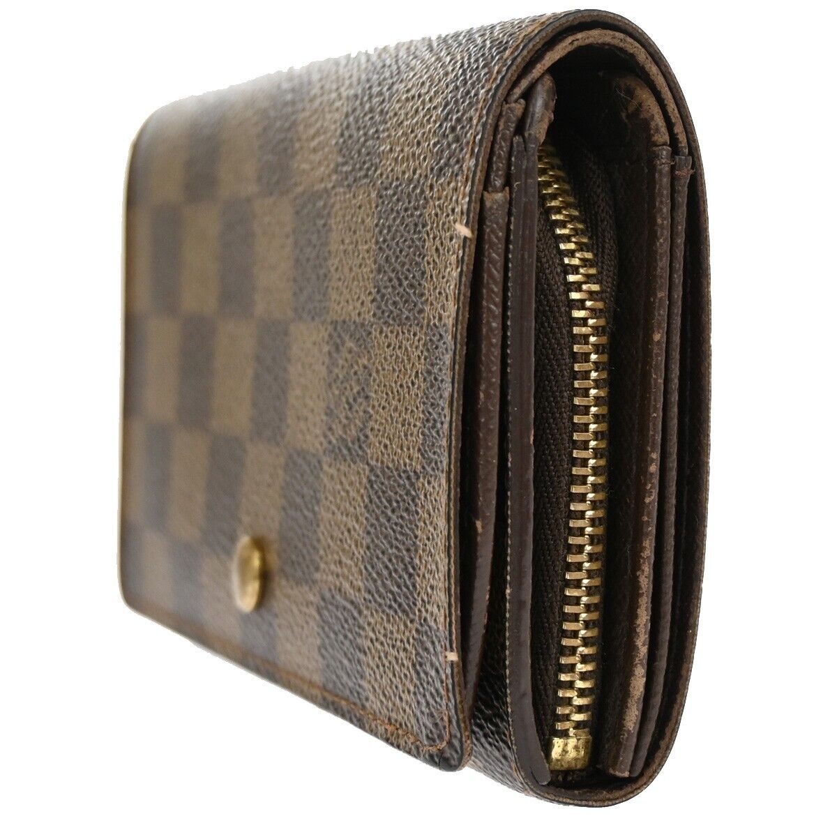 LOUIS VUITTON Porte Monnaie Billets Tresor Bifold Wallet Damier N61730 62FA263