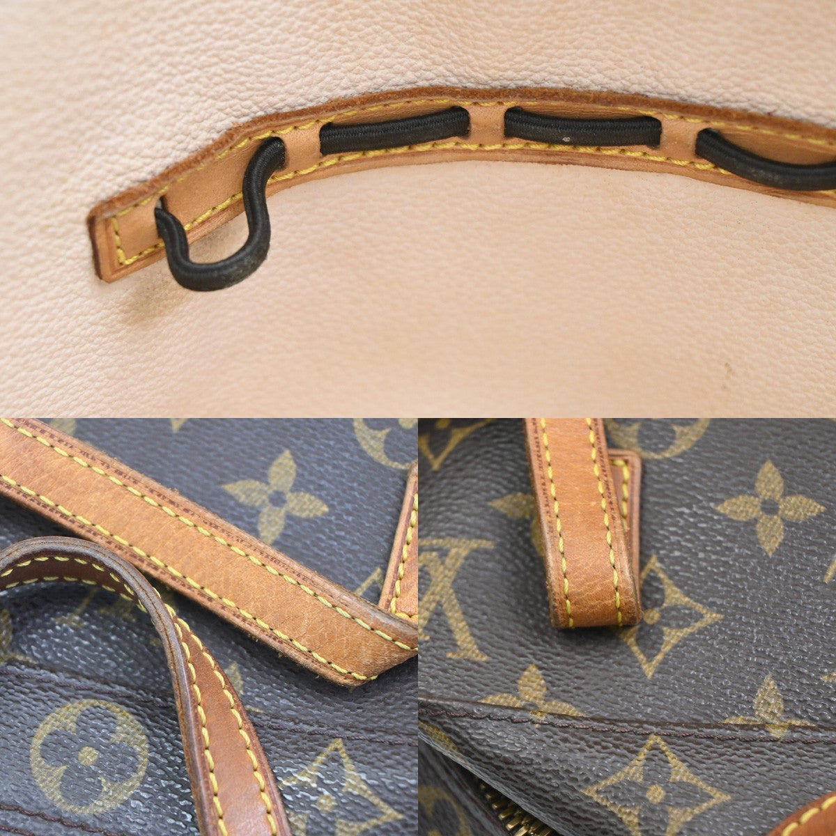 LOUIS VUITTON Spontini Shoulder Hand Bag Monogram Leather BN M47500 33CA541