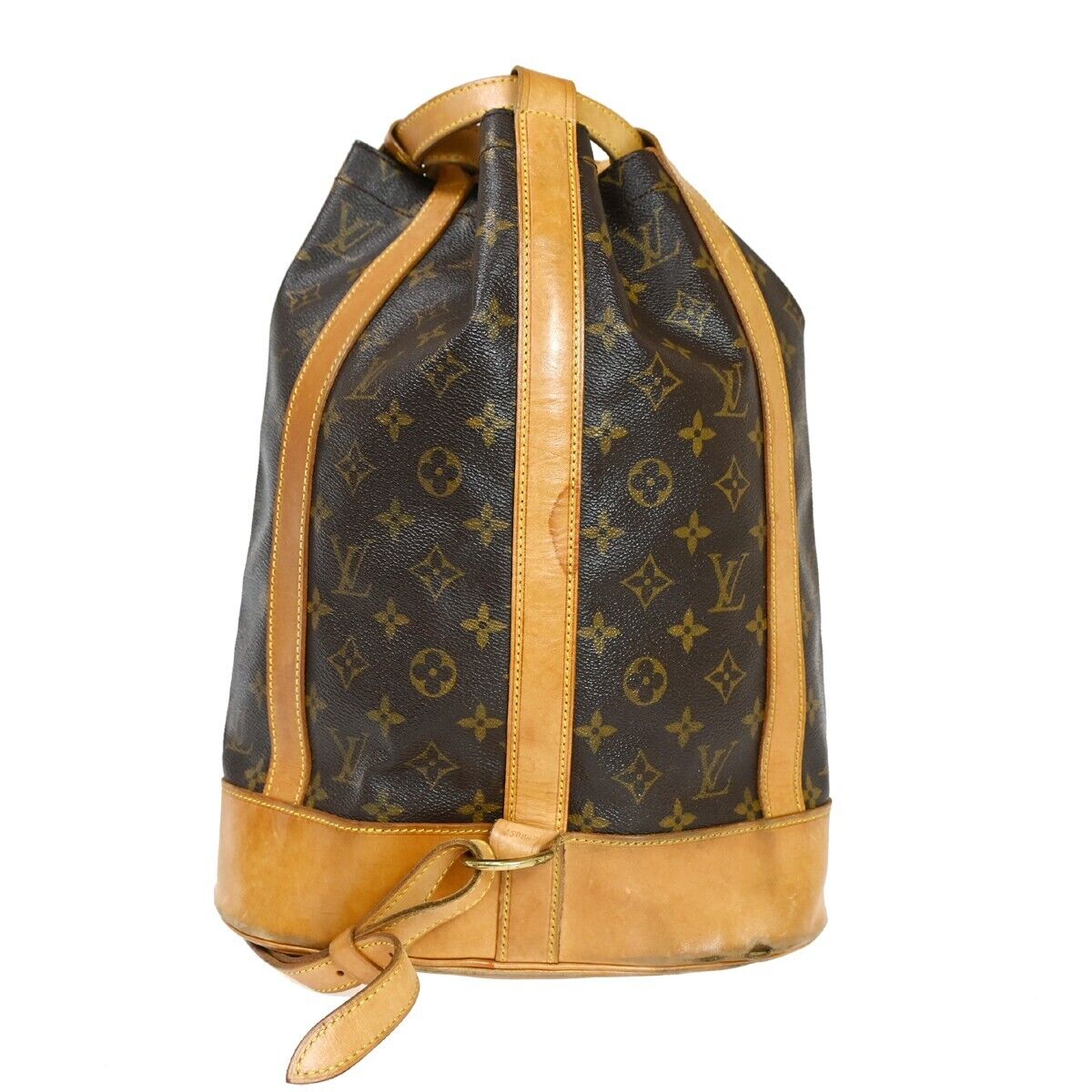 LOUIS VUITTON LV Randonnee PM Shoulder Bag Monogram Leather Brown M42243 83YG821