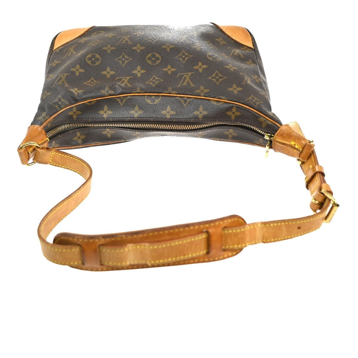 LOUIS VUITTON Boulogne 30 Shoulder Bag Monogram Leather Brown M51265 82CA634