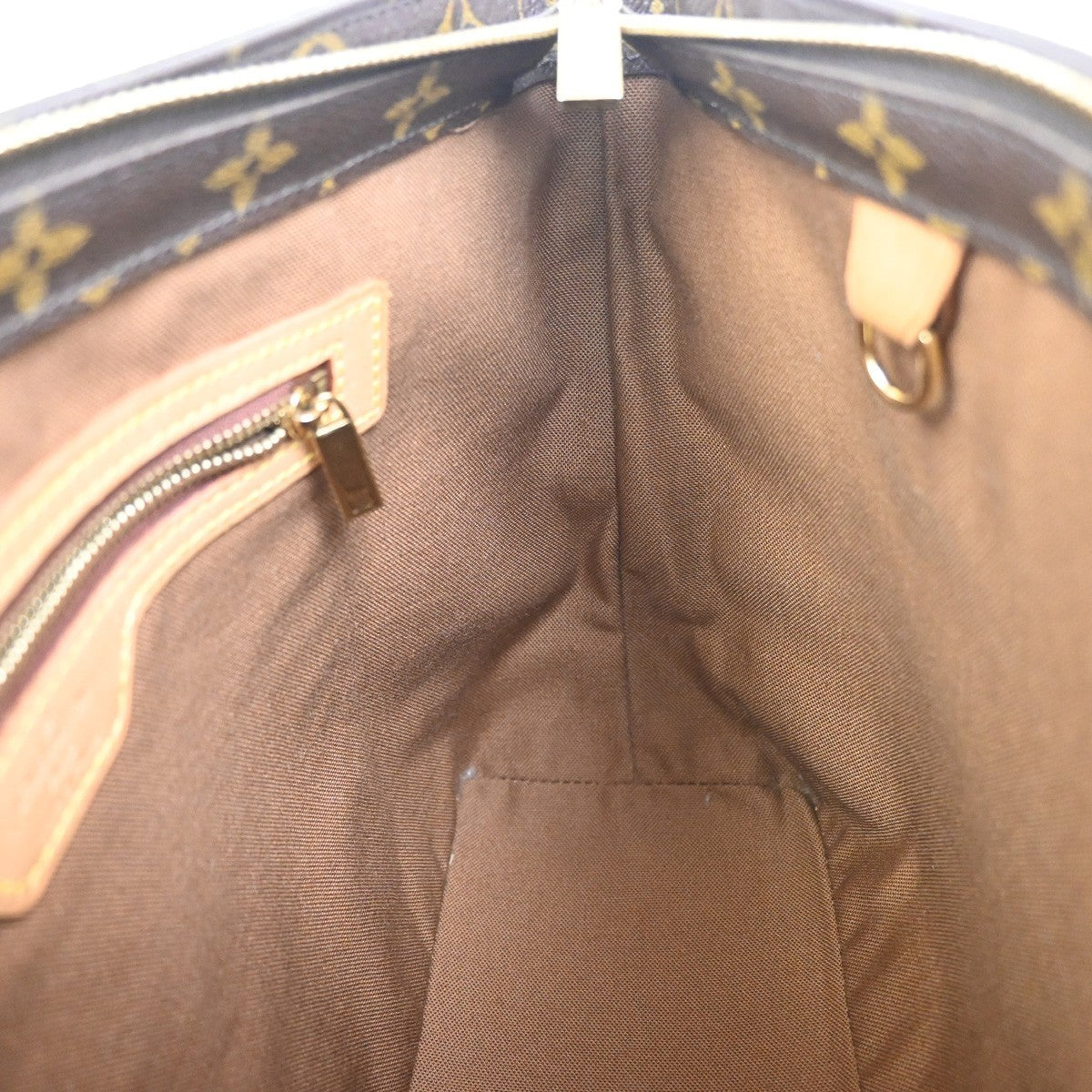 LOUIS VUITTON Cabas Piano Shoulder Bag Monogram Leather Brown M51148 16YJ022