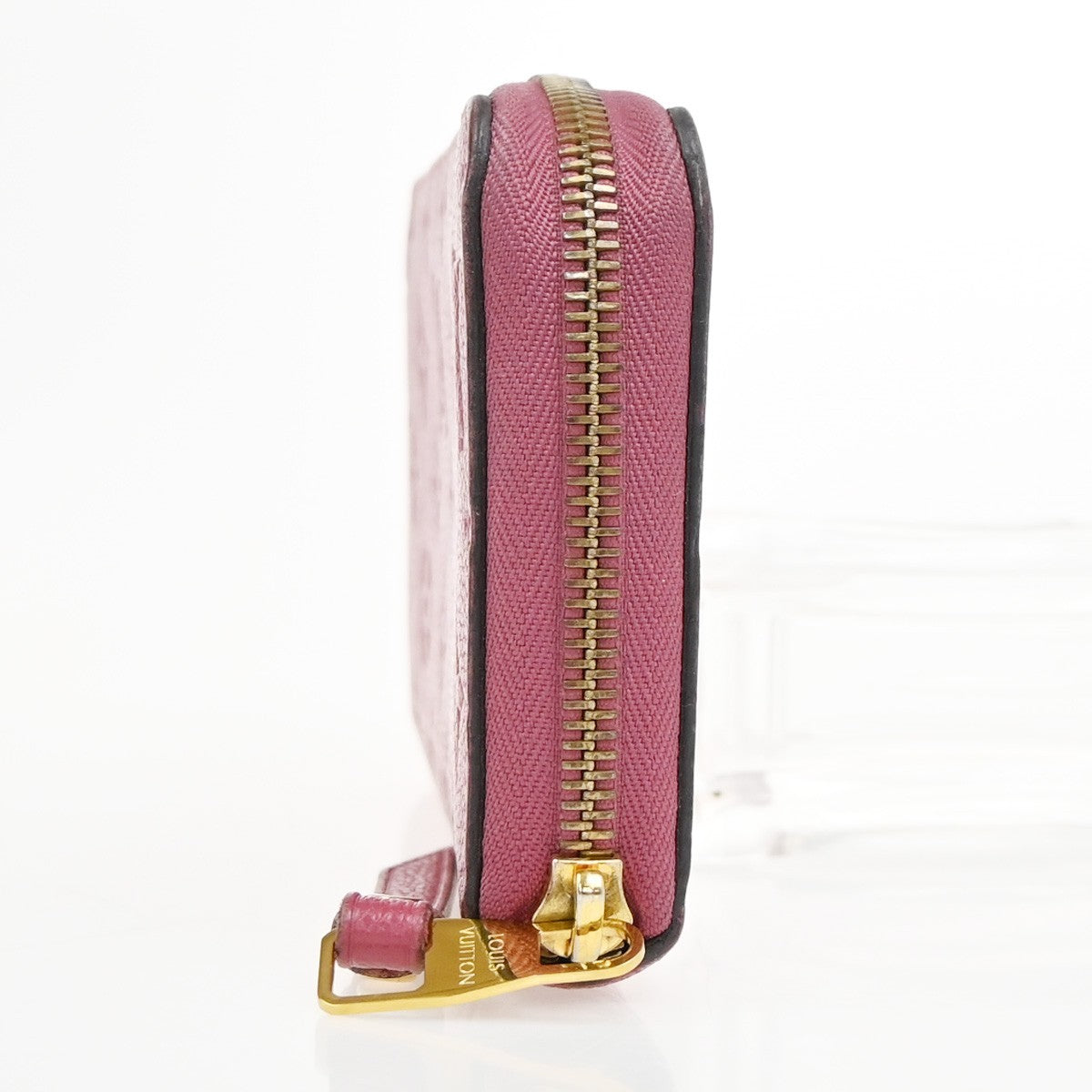 LOUIS VUITTON Zippy Long Wallet Monogram Empreinte Pink France M60549 34KD080