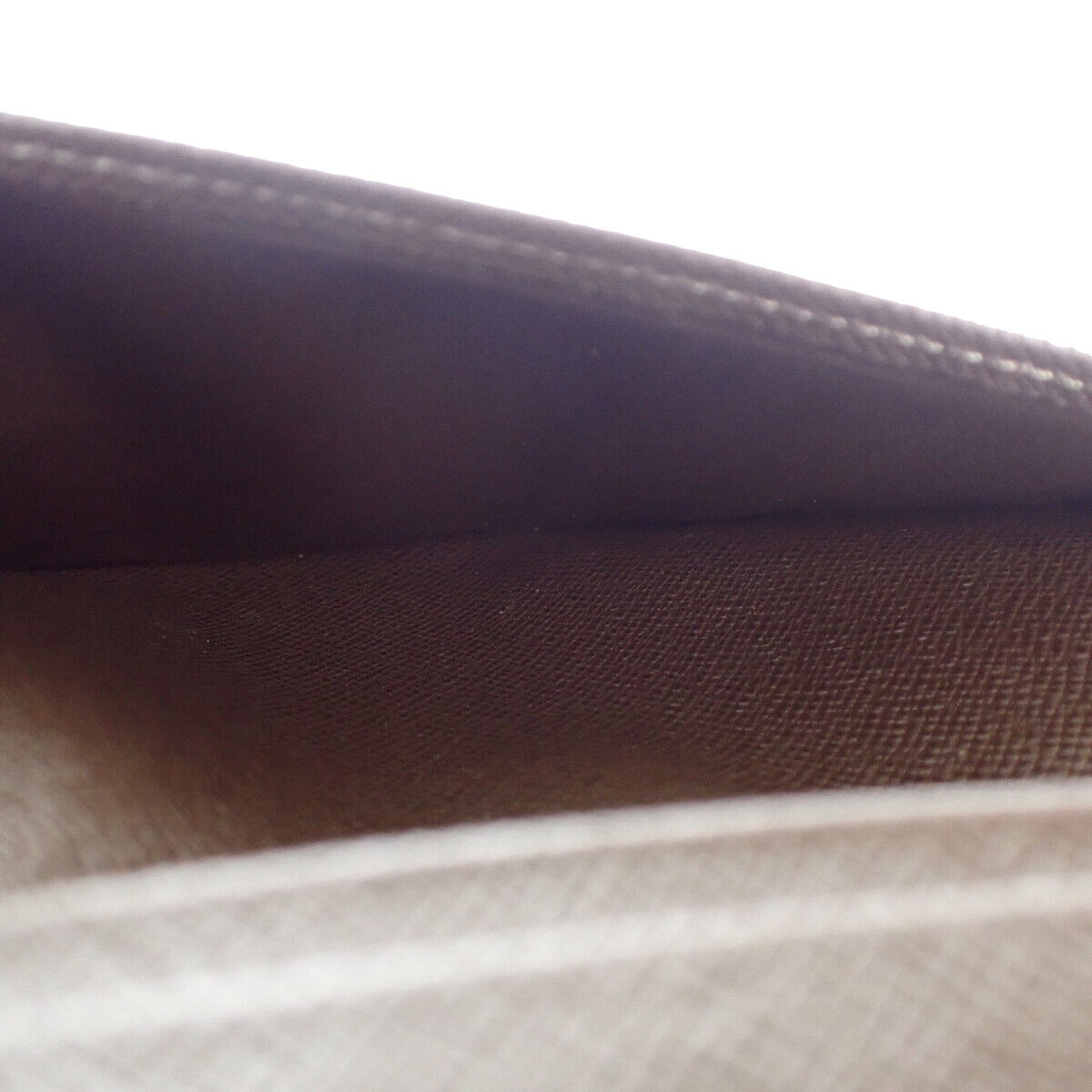 LOUIS VUITTON Porte Valeurs Cartes Credit Long Wallet Taiga Brown M30392 02YA409
