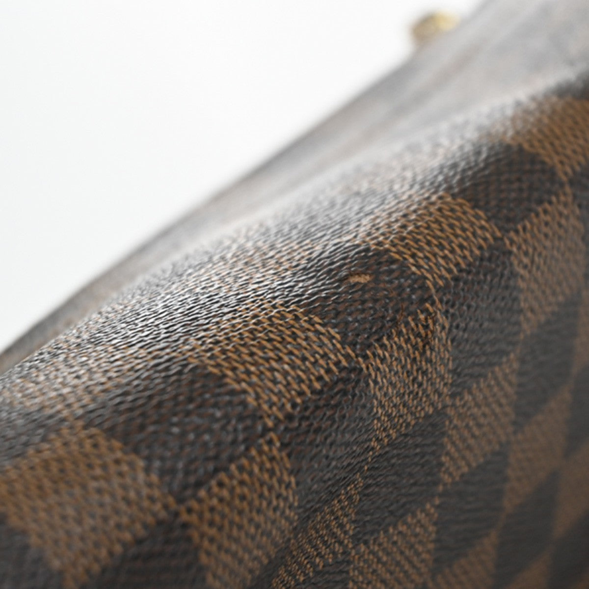 LOUIS VUITTON District MM Shoulder Bag Damier Ebene Leather Brown N41212 87MA625