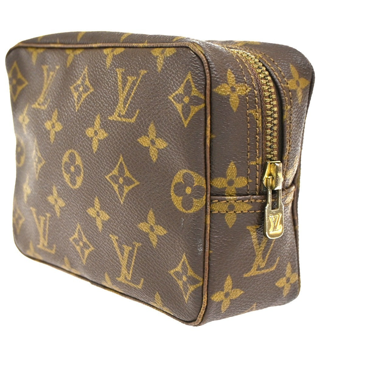 LOUIS VUITTON Trousse Toilette 18 Clutch Hand Bag Monogram Brown M47526 61CA760