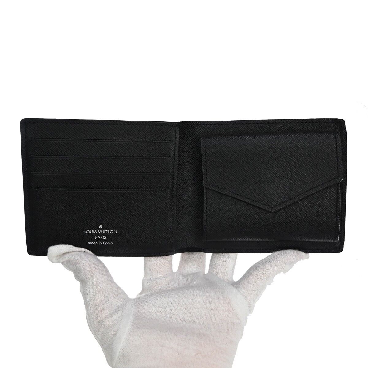 LOUIS VUITTON Marco NM Bifold Wallet Monogram Eclipse Leather BK M62545 88GA260