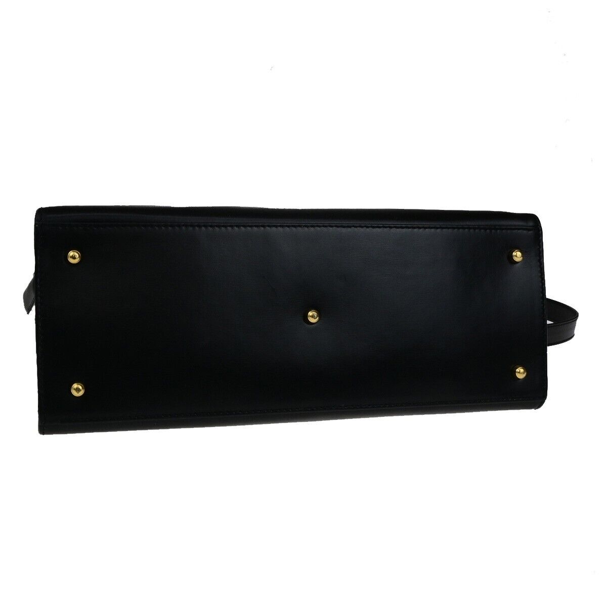 GUCCI Logo Lady Lock 2Way Shoulder Hand Bag Leather Black GHW Italy 70RK764