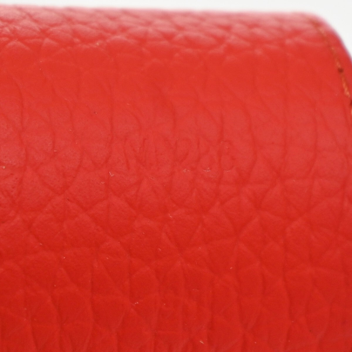LOUIS VUITTON Ceinture LV Shape Belt  98/38 Taurillon Leather Red MP238 89RL093