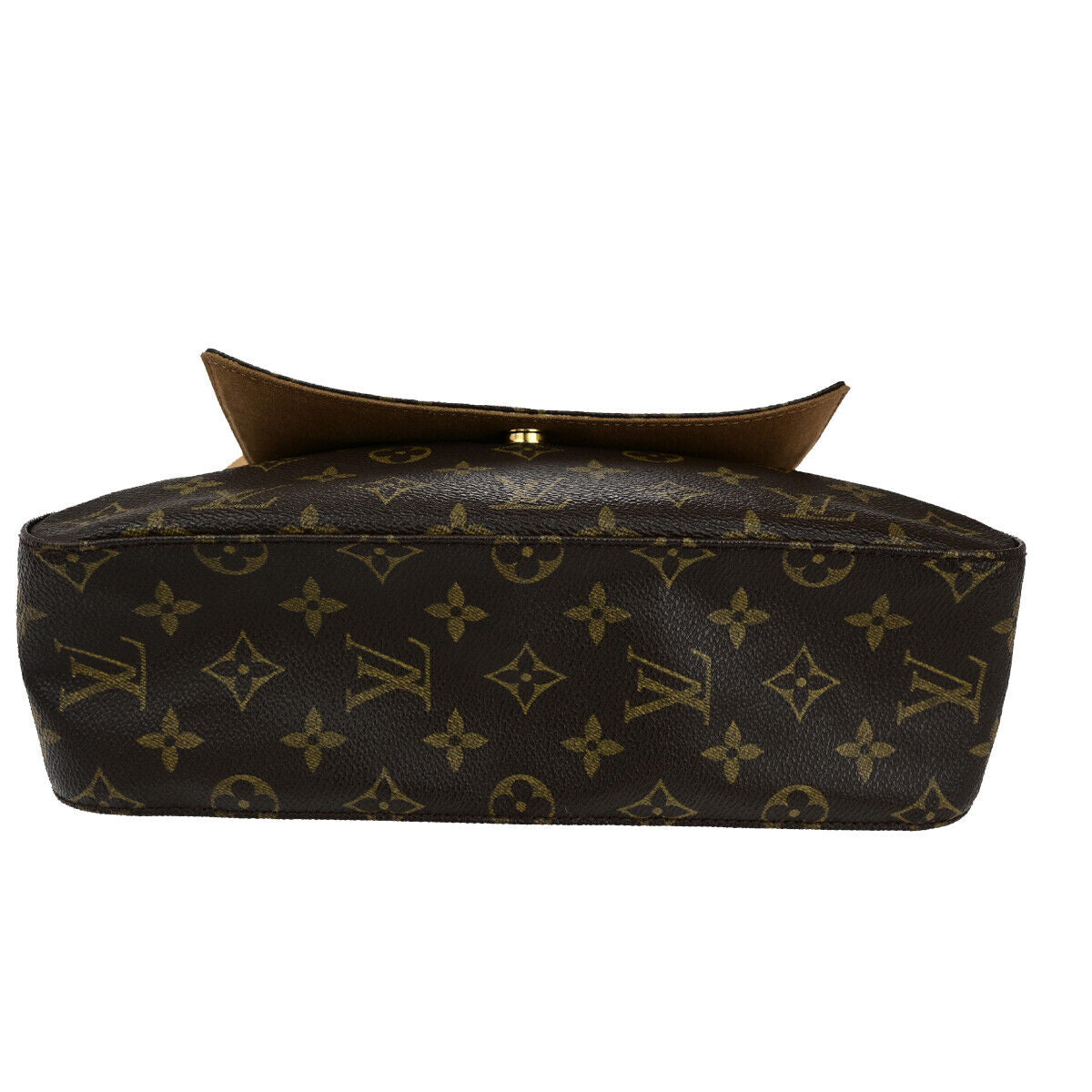 LOUIS VUITTON Mini Looping Hand Bag Monogram Leather Brown France M51147 10YG304