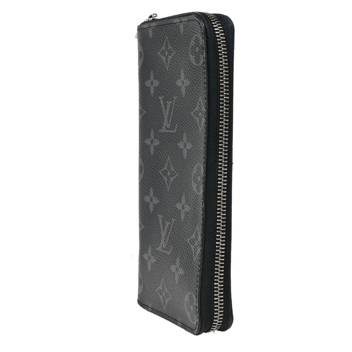 LOUIS VUITTON Zippy Wallet Vertical Monogram Eclipse Leather BK M62295 81FA615