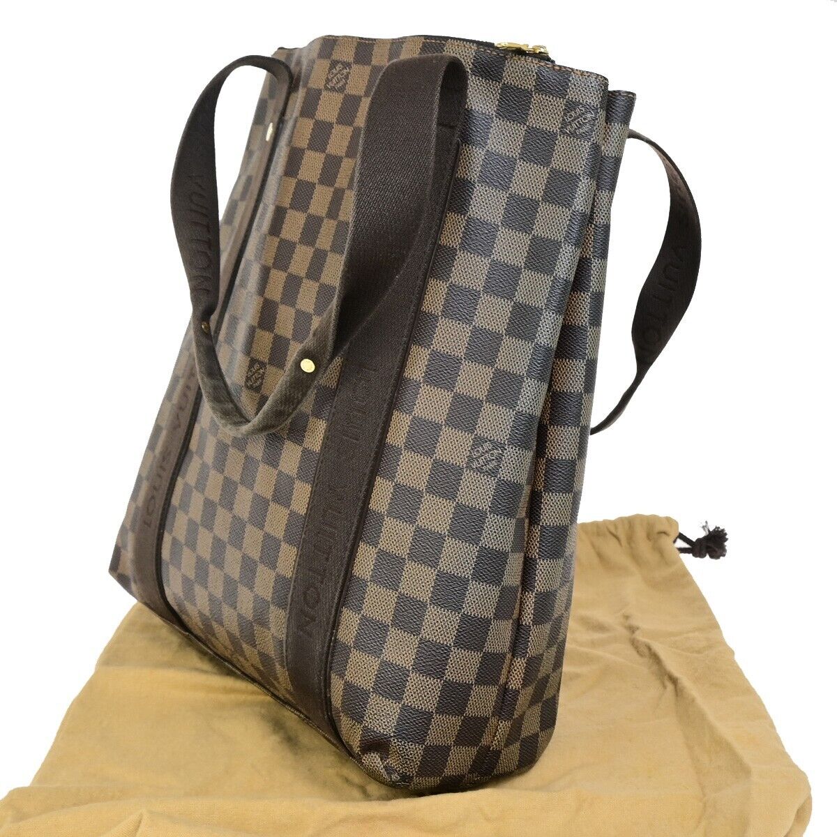 LOUIS VUITTON Cabas Beaubourg Shoulder Bag Damier Ebene Leather N52006 97FB180