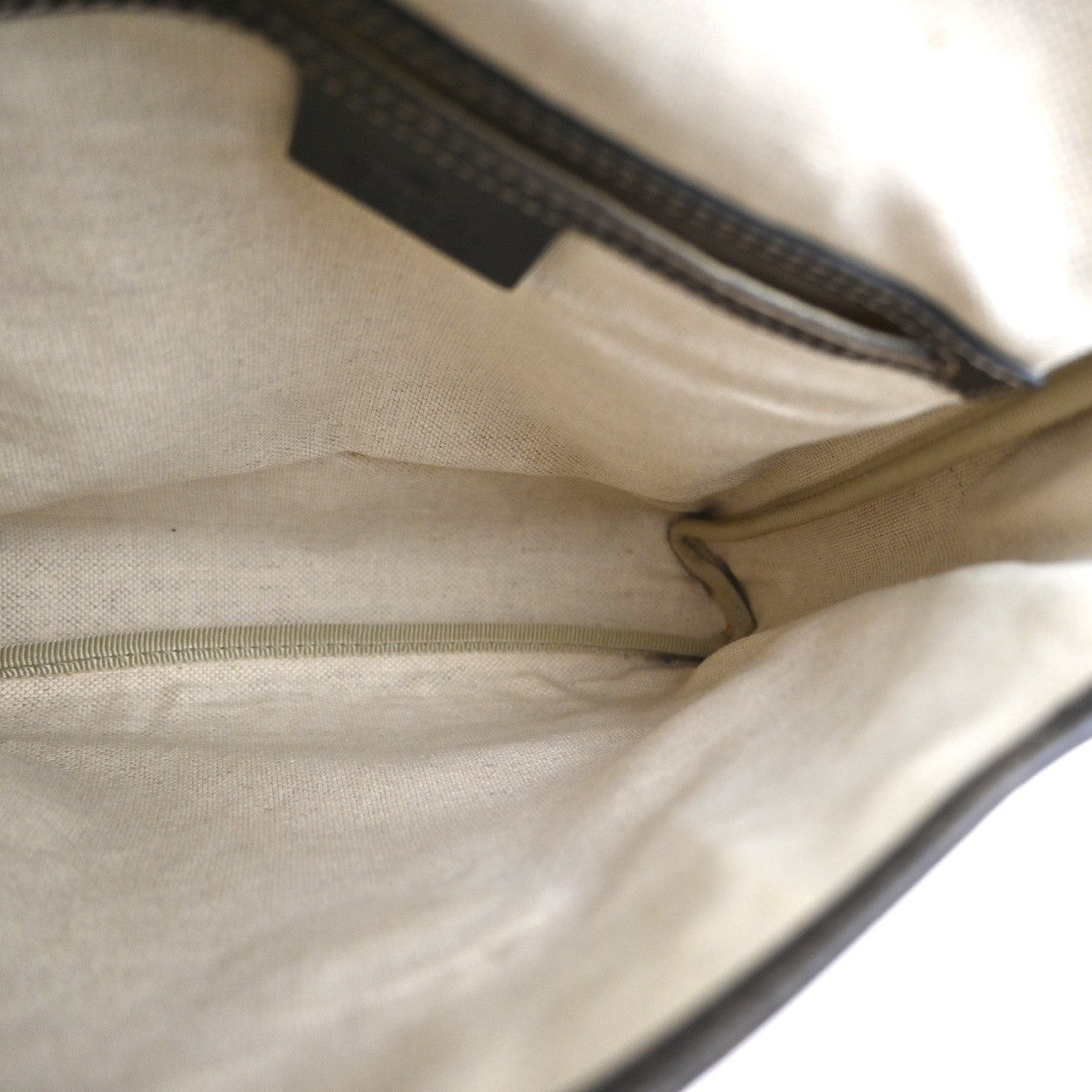 GUCCI GG Supreme Shoulder Bag Leather Beige GHW Italy 0223666 65MA089