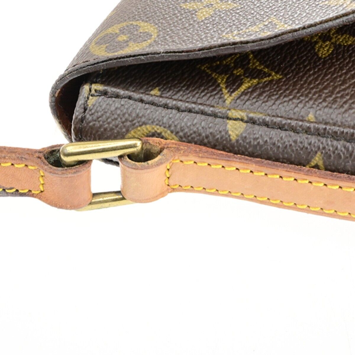 LOUIS VUITTON Chantilly PM Shoulder Bag Monogram Leather Brown M51234 37SJ580