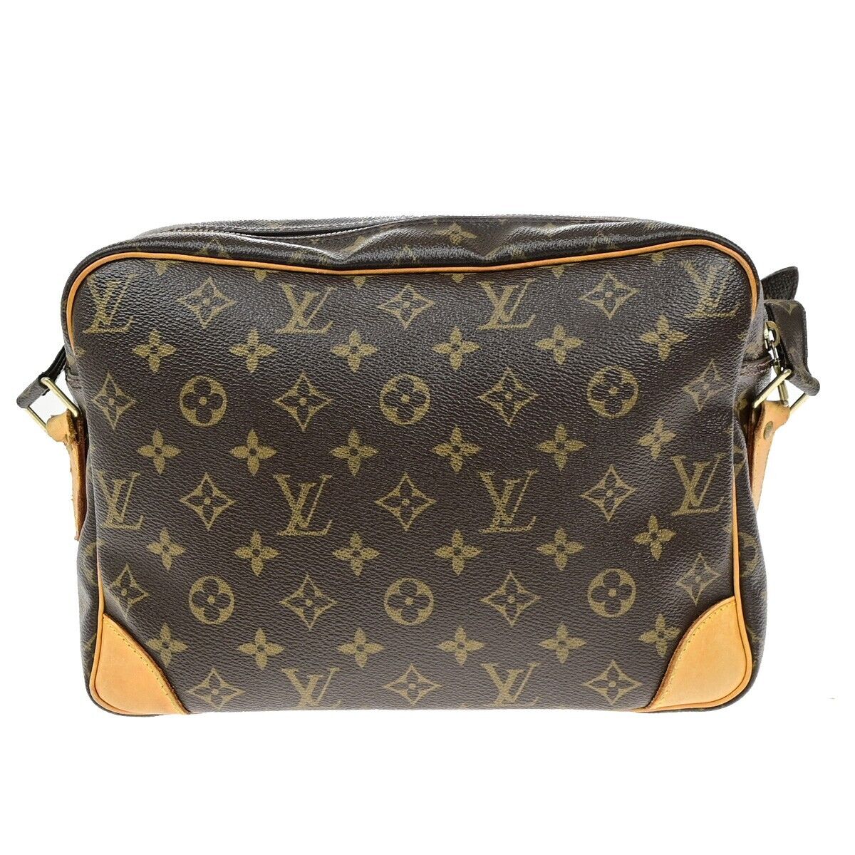 LOUIS VUITTON Nile Crossbody Shoulder Bag Monogram Leather Brown M45244 65ED954