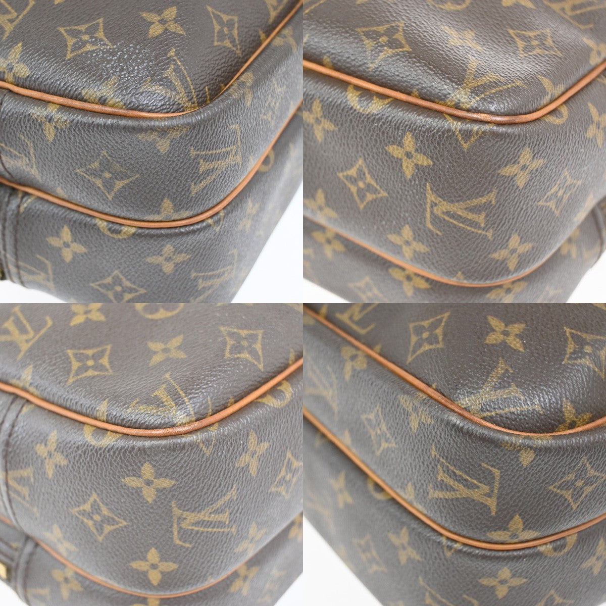 LOUIS VUITTON Reporter PM Crossbody Shoulder Bag Monogram Leather M45254 88YJ025