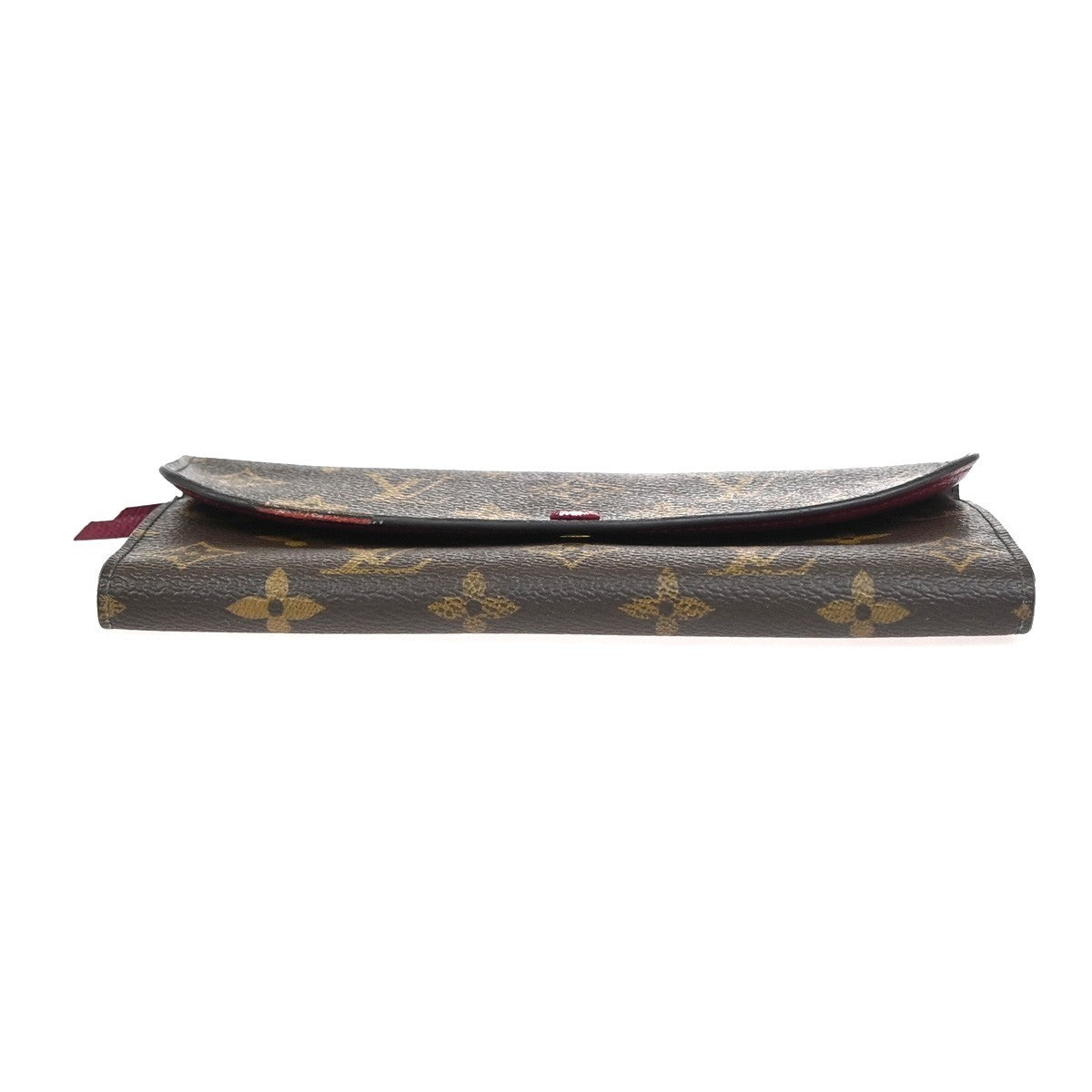 LOUIS VUITTON Emilie Long Wallet Monogram Leather Brown GHW Spain M60697 01KC903