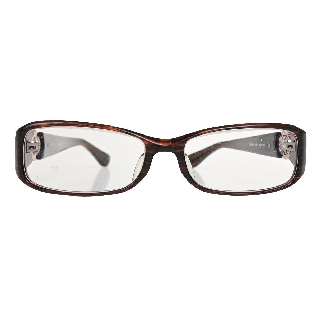 GUCCI Interlocking G Glasses Eye Wear Plastic GG-9059J Burgundy Red 09KA401