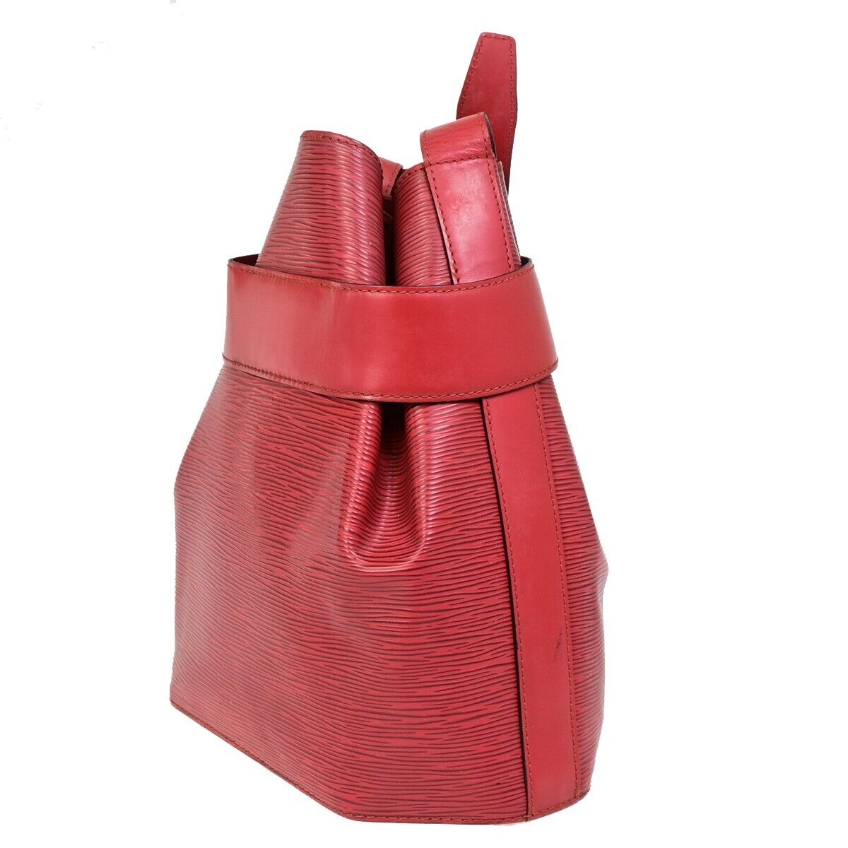 LOUIS VUITTON LV Sac De Paul PM Shoulder Bag Epi Leather Red M80197 37FA628