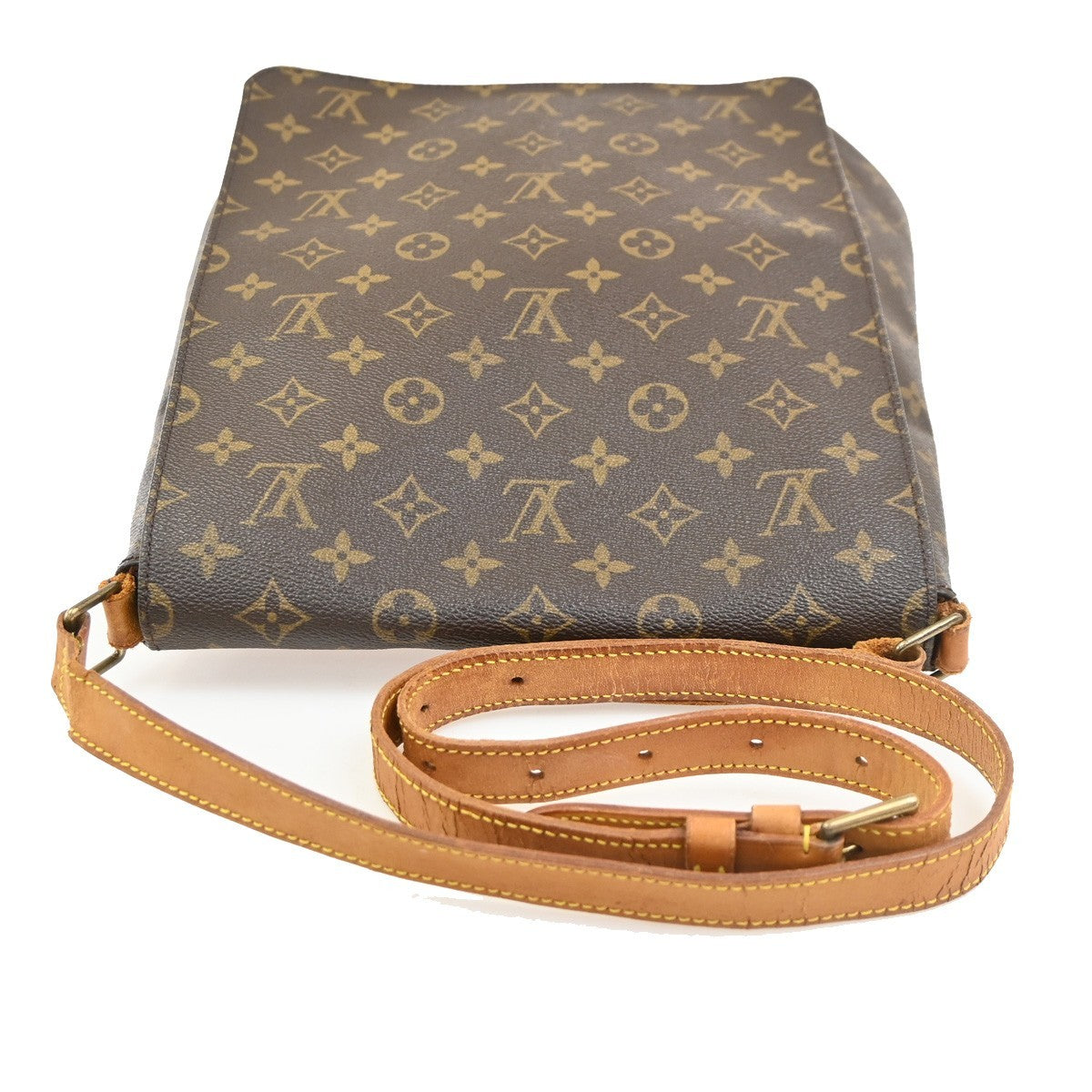 LOUIS VUITTON Musette Shoulder Bag Monogram Leather Brown France M51256 30PA120