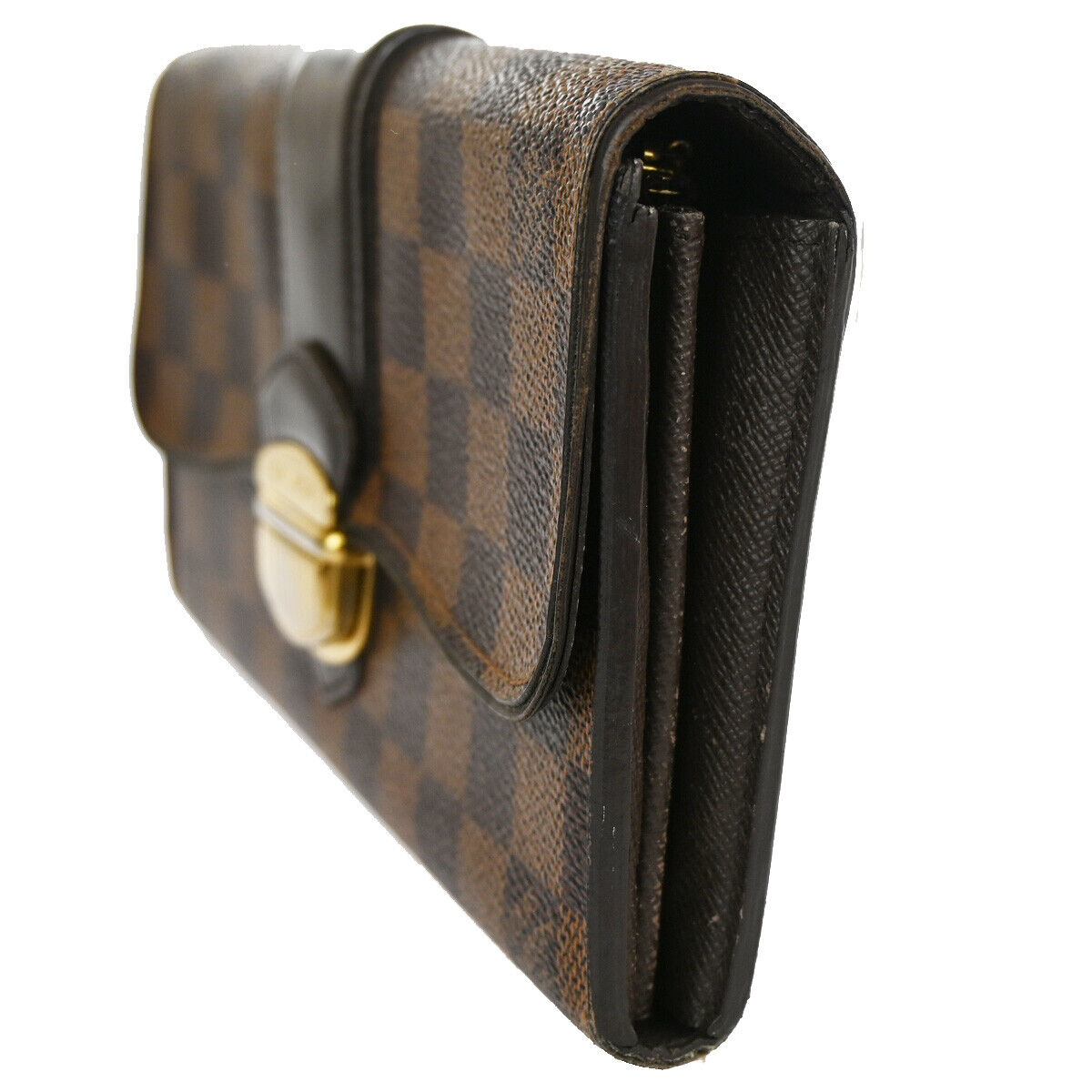 LOUIS VUITTON Portefeuille Sistina Long Wallet Damier Leather BN N61747 04YE302