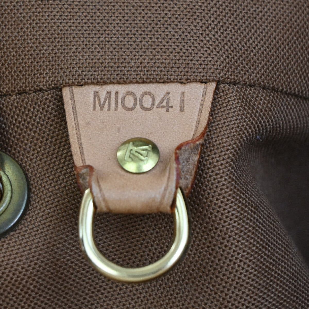 LOUIS VUITTON Montsouris GM Backpack Bag Monogram Leather Brown M51135 14EE287