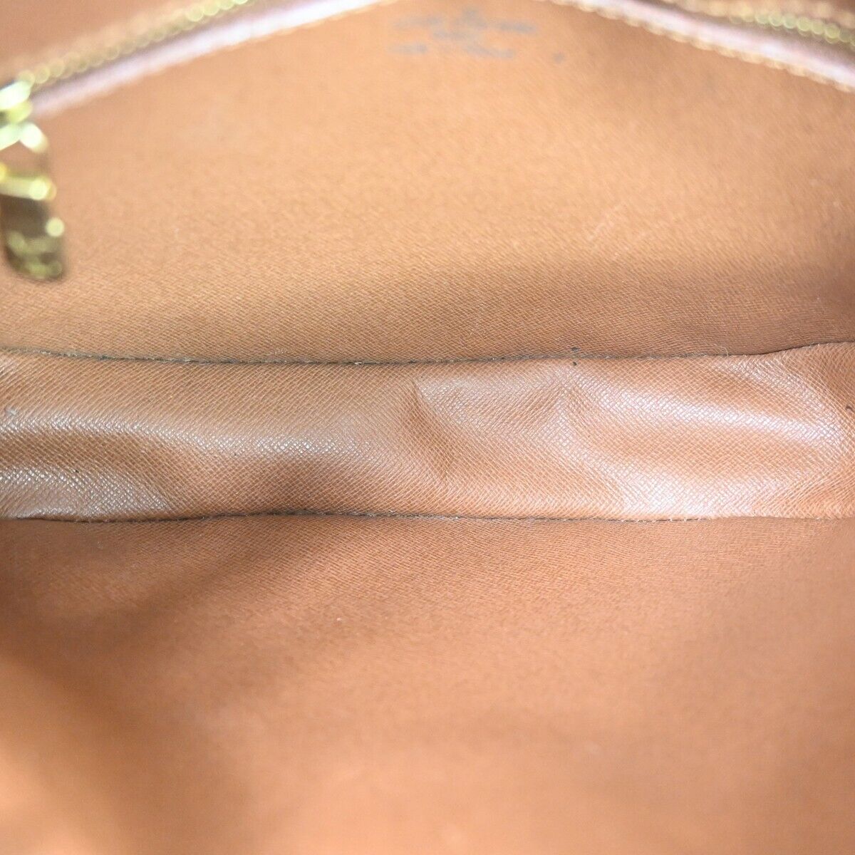 LOUIS VUITTON Jeune Fille GM Shoulder Bag Monogram Leather Brown M51225 81FA030