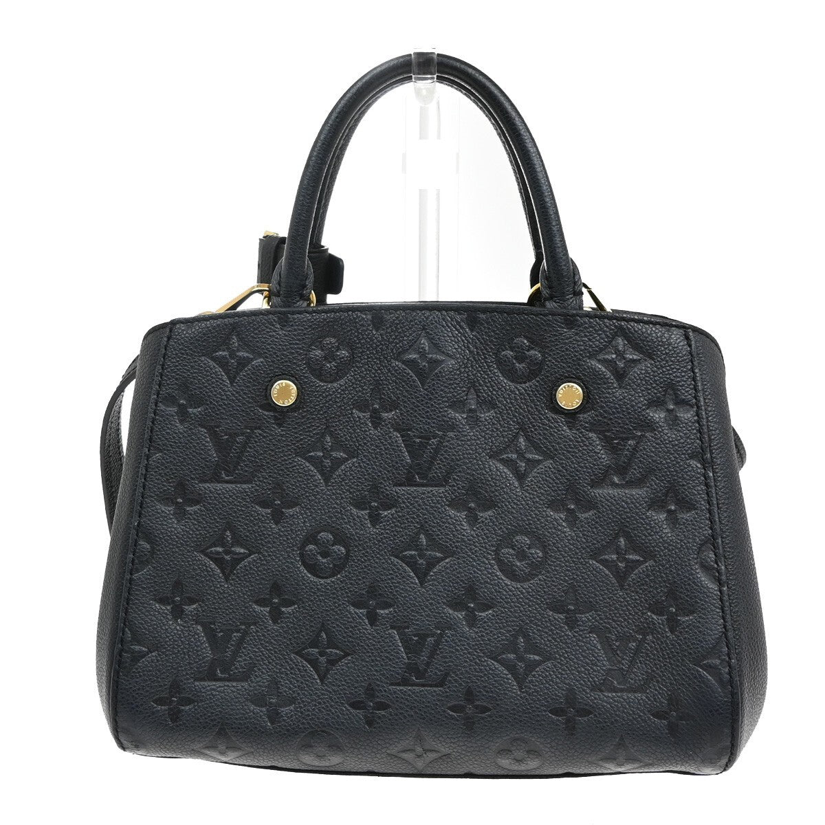 LOUIS VUITTON Montaigne BB 2Way Hand Bag Monogram Empreinte BK M41053 620RF292