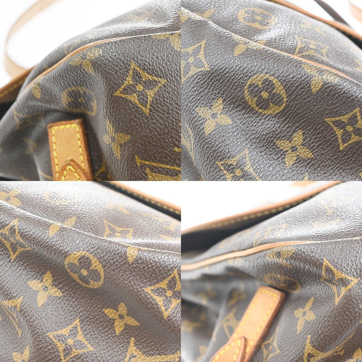 LOUIS VUITTON Saumur 35 Shoulder Bag Monogram Leather BN France M42254 84CA597
